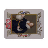 Portret van Sir Walter Raleigh (c.1552-1618) van Magneet (Horizontaal)