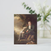 Portret van Sir Walter Scott en zijn honden Briefkaart (Staand voorkant)