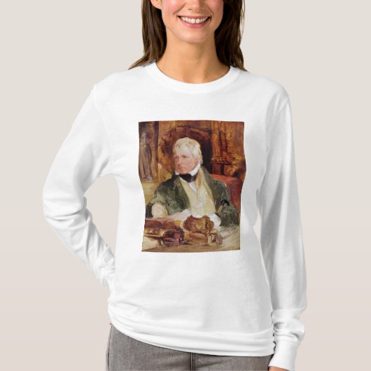Portret van Sir Walter Scott T-shirt (Voorkant)