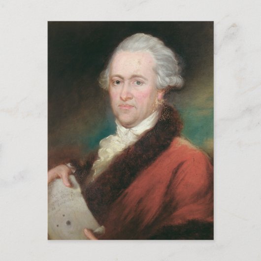 Portret van Sir William Herschel c.1795 Briefkaart (Voorkant)