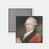 Portret van Sir William Herschel c.1795 Magneet (Voorkant / Achterkant)