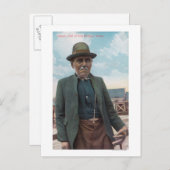 Portret van Siwash Chief of Fort Wrangle Briefkaart (Voorkant / Achterkant)