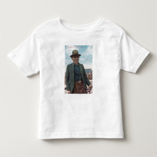 Portret van Siwash Chief of Fort Wrangle Kinder Shirts (Voorkant)