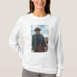 Portret van Siwash Chief of Fort Wrangle T-shirt