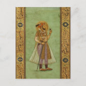 Portret van Sjah Jahan, 1631, Mughal Briefkaart (Voorkant)