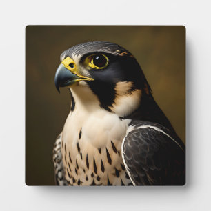 Portret van Slechtvalk Fotoplaat