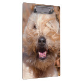 Portret van Soft Coated Wheaten Terrier Klembord (Rechts)