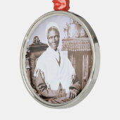 Portret van Sojourner Truth circa 1870 Metalen Ornament (Links)