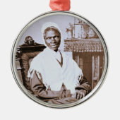 Portret van Sojourner Truth circa 1870 Metalen Ornament (Voorkant)