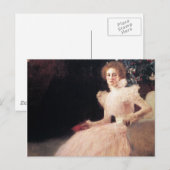 Portret van Sonja Knips ; Gustav Klimt Painting Briefkaart (Voorkant / Achterkant)