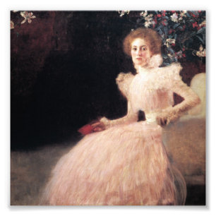 Portret van Sonja Knips ; Gustav Klimt Painting Foto Afdruk