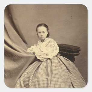 Portret van Sophia Perovskaya Vierkante Sticker