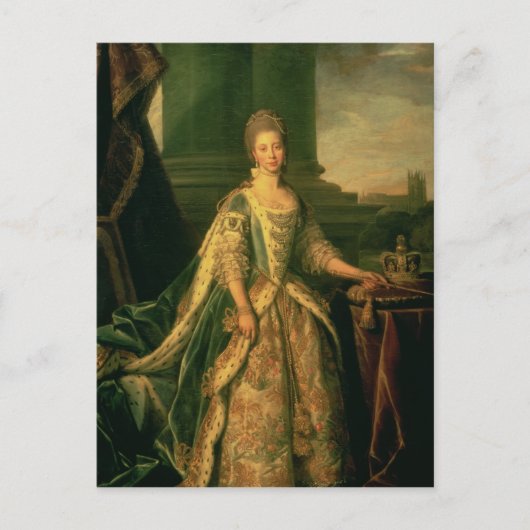 Portret van Sophie Charlotte Briefkaart (Voorkant)