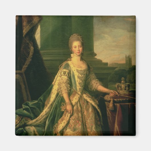 Portret van Sophie Charlotte Magneet (Voorkant)