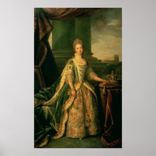 Portret van Sophie Charlotte Poster (Voorkant)