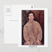 Portret van Soutine Chaiim door Modigliani Amedeo Briefkaart (Voorkant / Achterkant)