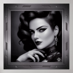 Portret van Spy Kalina Shepard door Xzendor7 Poster