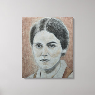 Portret van St. Edith Stein Canvas Afdruk