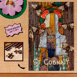 Portret van St. Gobnait, Patrones van Bijen, Legpuzzel