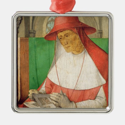 Portret van St. Jerome c.1475 Metalen Ornament (Voorkant)