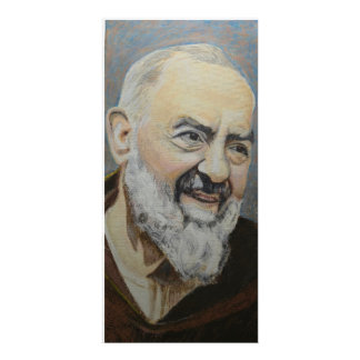 Portret van St. Padre Pio van Pietrelcino Foto Afdruk