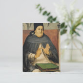 Portret van St. Thomas Aquinas c.1475 Briefkaart (Staand voorkant)