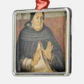Portret van St. Thomas Aquinas c.1475 Metalen Ornament (Links)