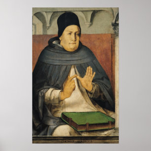 Portret van St. Thomas Aquinas c.1475 Poster