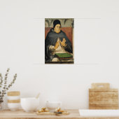 Portret van St. Thomas Aquinas c.1475 Poster (Keuken)