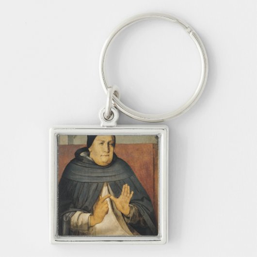 Portret van St. Thomas Aquinas c.1475 Sleutelhanger (Voorkant)