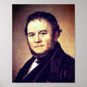 Portret van Stendhal Poster