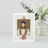 Portret van Stephen Gardiner (c.1483-1555) bisscho Briefkaart (Staand voorkant)