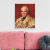 Portret van Stratford Canning Canvas Afdruk (Insitu (Woonkamer))
