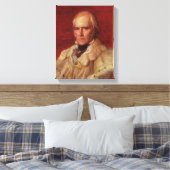 Portret van Stratford Canning Canvas Afdruk (Insitu (Slaapkamer))