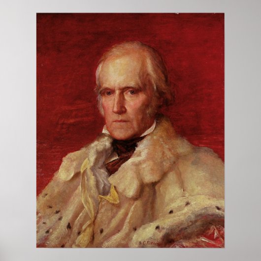 Portret van Stratford Canning Poster (Voorkant)