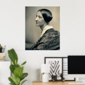 Portret van Suffragist Susan Brownell Anthony 1850 Poster (Thuiskantoor)