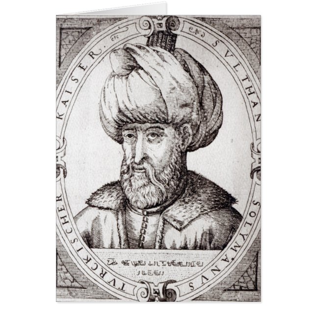 Portret van Suleiman de Magnificant (Voorkant)
