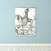 Portret van Suleiman de Magnificant Canvas Afdruk (Insitu (Houten vloer))