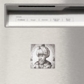 Portret van Suleiman de Magnificant Magneet (Insitu (Vaatwasser))