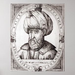 Portret van Suleiman de Magnificant Poster
