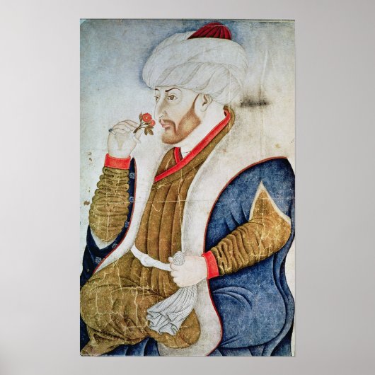 Portret van Sultan Mehmet II Poster (Voorkant)