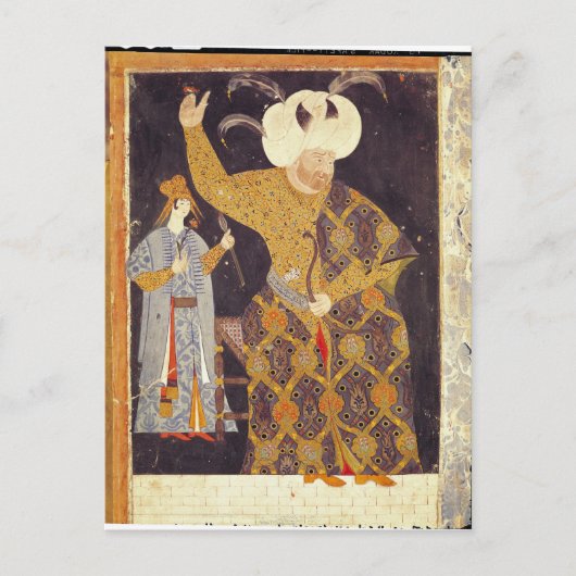 Portret van Sultan Selim II Briefkaart (Voorkant)