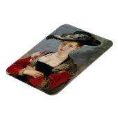 Portret van Susanna Lunden (?) (Le Chapeau de Pail Magneet (Linkerzijde)