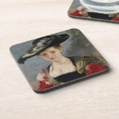 Portret van Susanna Lunden (?) (Le Chapeau de Pail Onderzetter (Linkerzijde)