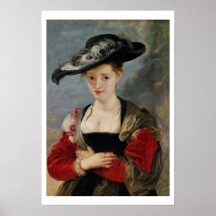 Portret van Susanna Lunden (?) (Le Chapeau de Pail Poster