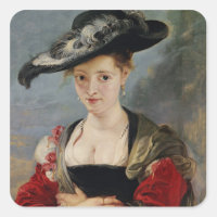 Portret van Susanna Lunden (?) (Le Chapeau de Pail