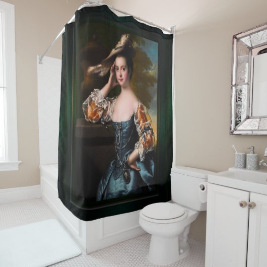 Portret van Susannah Hope van Joseph Wright Douchegordijn (In situ)