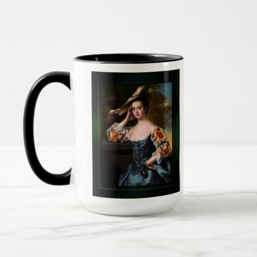 Portret van Susannah Hope van Joseph Wright Mok (Links)