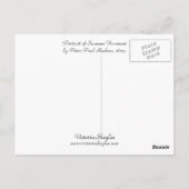 Portret van Suzanne Fourment Briefkaart (Achterkant)