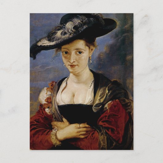 Portret van Suzanne Fourment Briefkaart (Voorkant)